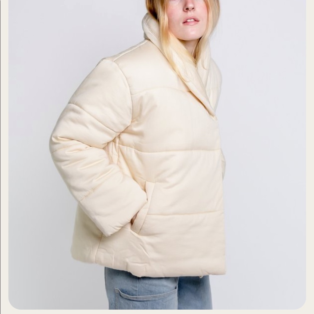 Micaela Greg - Cotton Puffer Jacket - Pearl